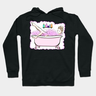 Dreamy Pink Bubble Bath Hoodie